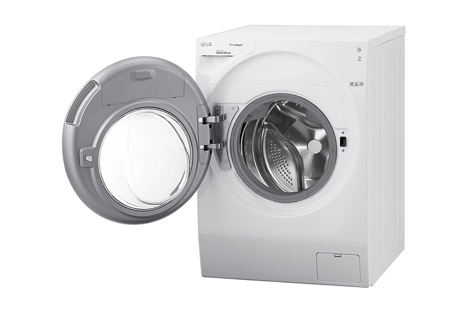 LG 10,5 kg parná práčka / 7 kg sušička / 2 kg mini pračka, TWINWash™, 1400 ot./min, A (v rozsahu A až G), 6 Motion DD, Direct Drive™, TrueSteam™, EcoHybrid™, ThinQ™ + WiFi pripojenie, Pridať bielizeň, 12 programov, 8 možností sušenia, F104G1JCH2N, thumbnail 4