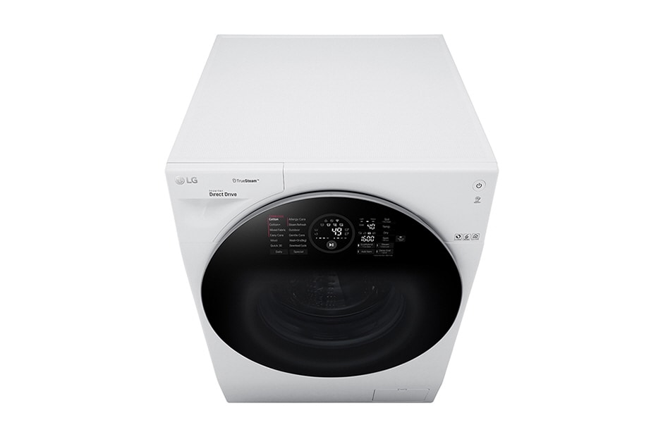 LG 10,5 kg parná práčka / 7 kg sušička / 2 kg mini pračka, TWINWash™, 1400 ot./min, A (v rozsahu A až G), 6 Motion DD, Direct Drive™, TrueSteam™, EcoHybrid™, ThinQ™ + WiFi pripojenie, Pridať bielizeň, 12 programov, 8 možností sušenia, F104G1JCH2N, thumbnail 9
