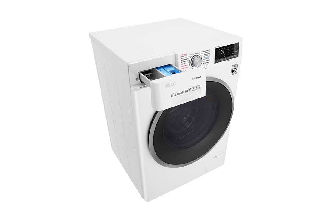 LG 9 kg parná pračka, TWINWash™, 1400 ot./min ,Motion DD, Direct Drive™, TrueSteam™, EcoHybrid™, ThinQ™ + WiFi pripojenie, Pridať bielizeň, 14 programov, F94J8VH2WD, thumbnail 7