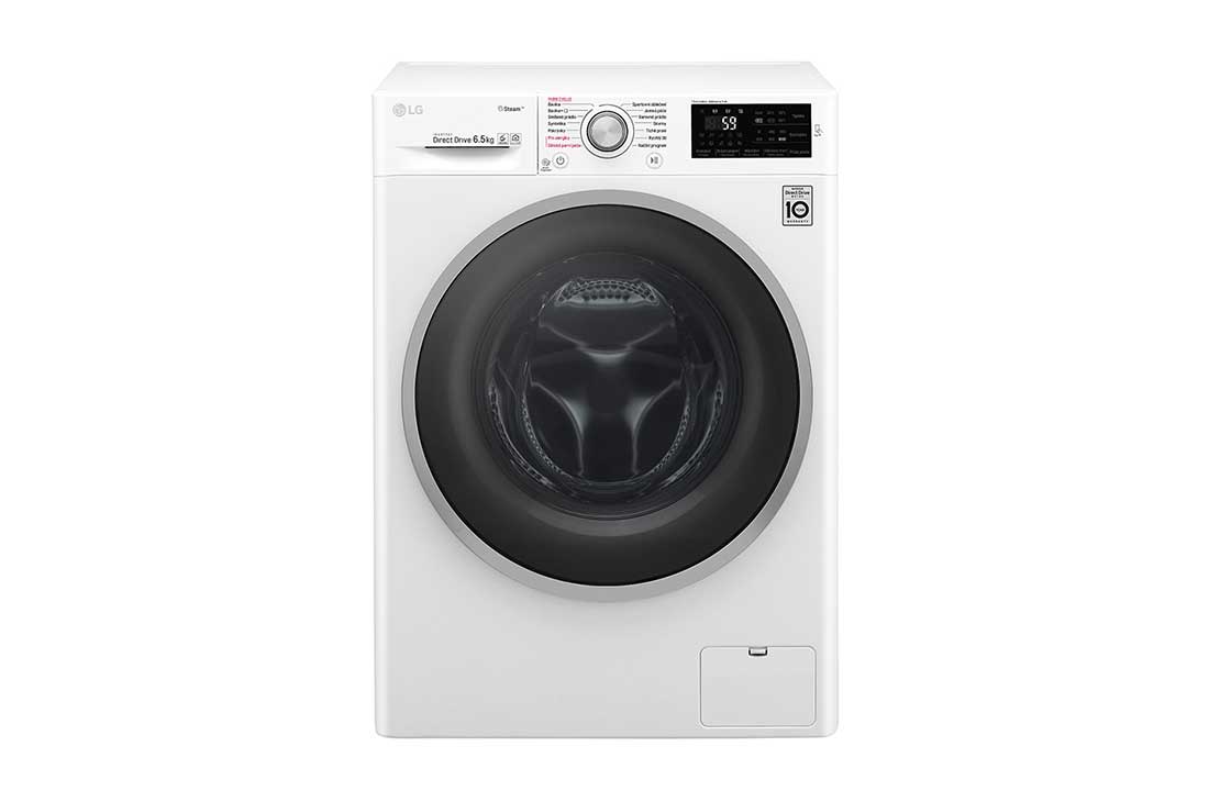 LG 6,5 kg parná práčka, 1200 ot./min, A+++ (v rozsahu A+++ až D), 6 Motion DD, Direct Drive™, Steam - parné pranie, Pridať bielizeň, 14 programov, WD62J6WY1W