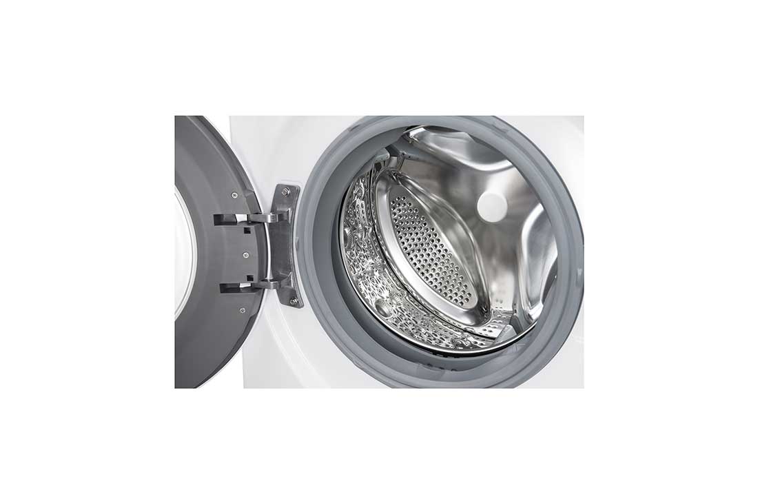 LG 6,5 kg parná práčka, 1200 ot./min, A+++ (v rozsahu A+++ až D), 6 Motion DD, Direct Drive™, Steam - parné pranie, Pridať bielizeň, 14 programov, WD62J6WY1W, thumbnail 9