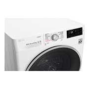 LG 6,5 kg parná práčka, 1200 ot./min, A+++ (v rozsahu A+++ až D), 6 Motion DD, Direct Drive™, Steam - parné pranie, Pridať bielizeň, 14 programov, WD62J6WY1W, thumbnail 2