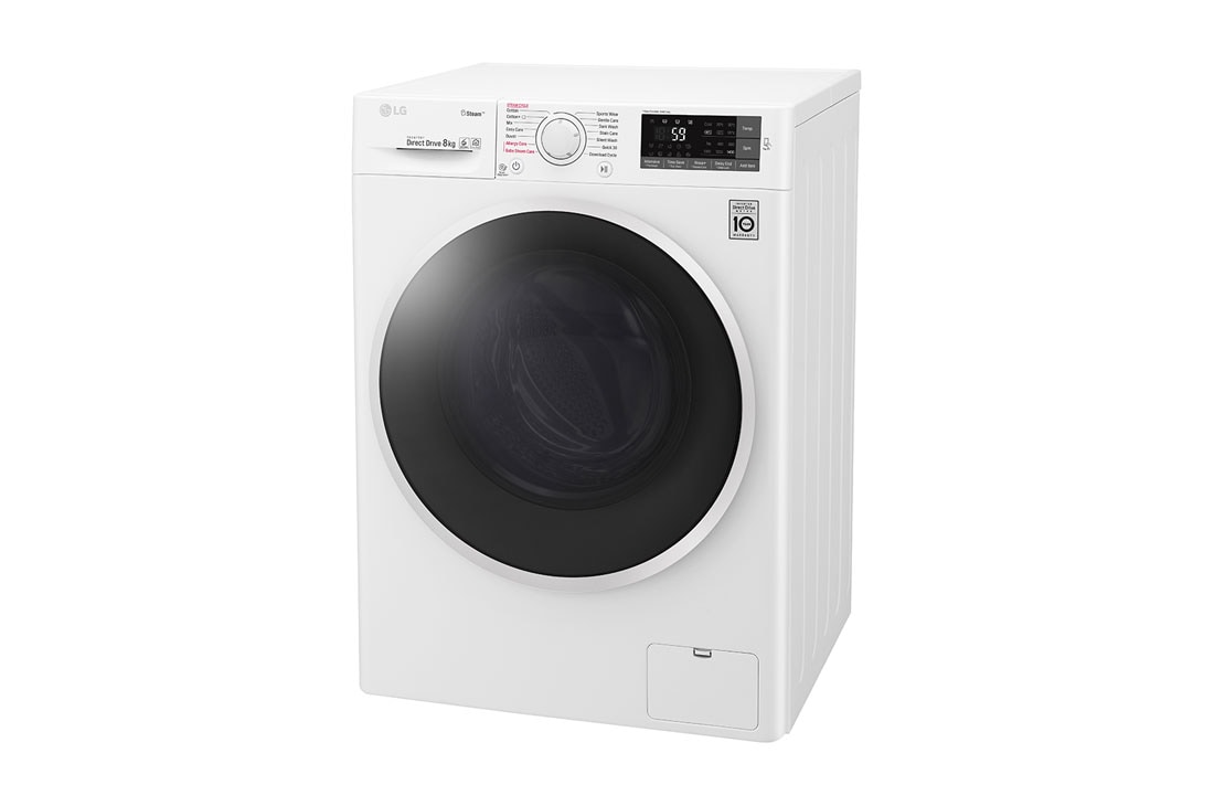 LG 8 kg parná práčka, 1400ot./min, A+++ (v rozsahu A+++ až D), 6 Motion DD, Direct Drive™, Steam - parné pranie, ThinQ™, Pridať bielizeň, 14 programov, FW84J6TY0, thumbnail 12