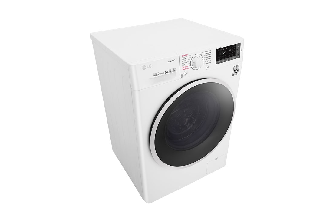 LG 8 kg parná práčka, 1400ot./min, A+++ (v rozsahu A+++ až D), 6 Motion DD, Direct Drive™, Steam - parné pranie, ThinQ™, Pridať bielizeň, 14 programov, FW84J6TY0, thumbnail 8