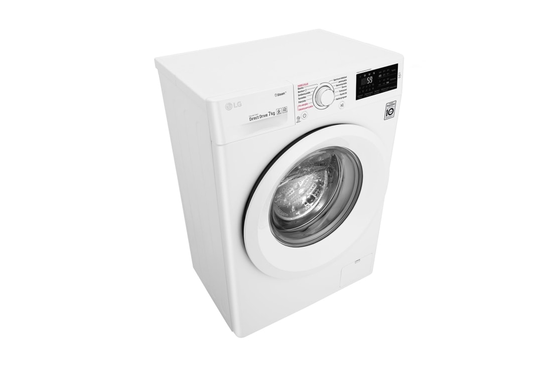 LG 7 kg parná práčka, 1200 ot./min, A+++ (v rozsahu A+++ až D), 6 Motion DD, Direct Drive™, Steam™ - parné pranie, ThinQ™, Pridať bielizeň, 14 programov, F72J5HY3W, thumbnail 8
