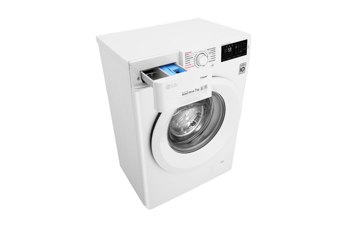 LG 7 kg parná práčka, 1200 ot./min, A+++ (v rozsahu A+++ až D), 6 Motion DD, Direct Drive™, Steam™ - parné pranie, ThinQ™, Pridať bielizeň, 14 programov, F72J5HY3W, thumbnail 9