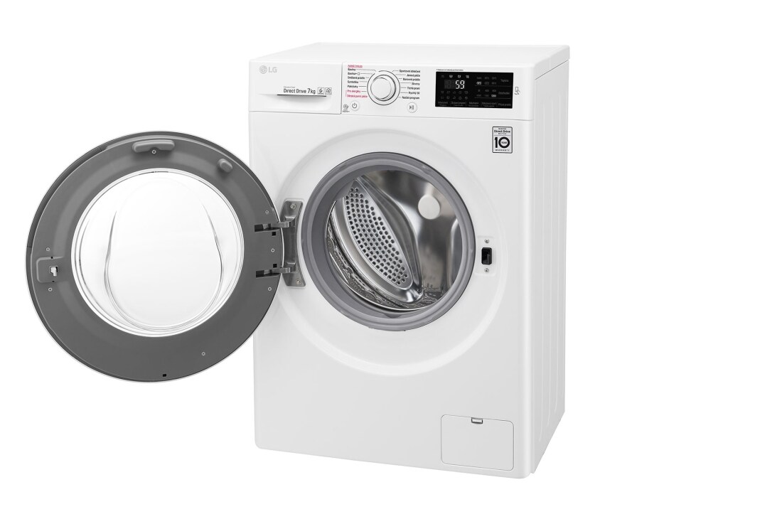 LG 7 kg parná práčka, 1200 ot./min, A+++ (v rozsahu A+++ až D), 6 Motion DD, Direct Drive™, Steam™ - parné pranie, ThinQ™, Pridať bielizeň, 14 programov, F72J5HY3W, thumbnail 13