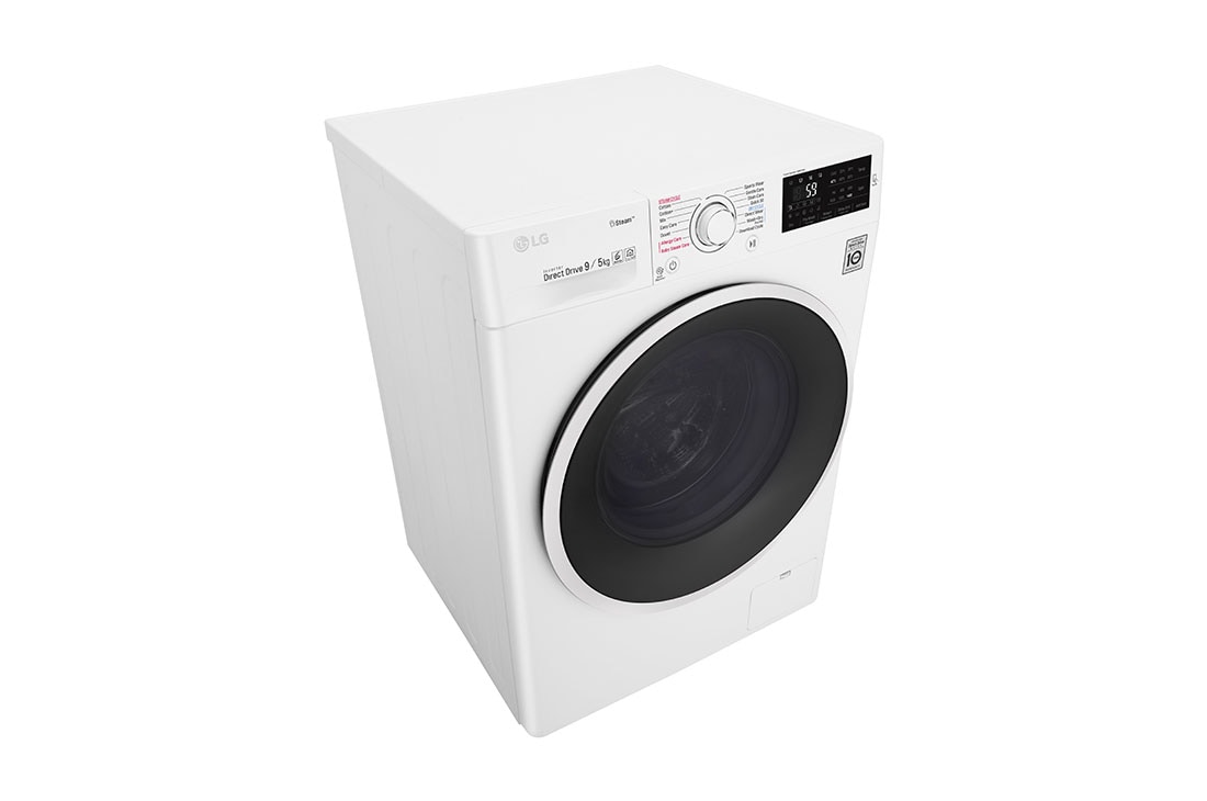 LG 9 kg parná práčka / 5 kg sušička, 1400 ot./min, A (v rozsahu A až G), 6 Motion DD, Direct Drive™, Steam™ - parné pranie, ThinQ™, Pridať bielizeň, 14 programov, 5 možností sušenia, F94J6VG0W, thumbnail 8