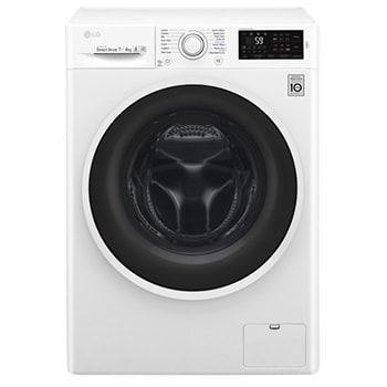 7 kg práčka / 4 kg sušička, 1200 ot./min, B (v rozsahu A až G), 6 Motion DD, Direct Drive™, ThinQ™, Pridať bielizeň, 14 programov, 5 možností sušenia1