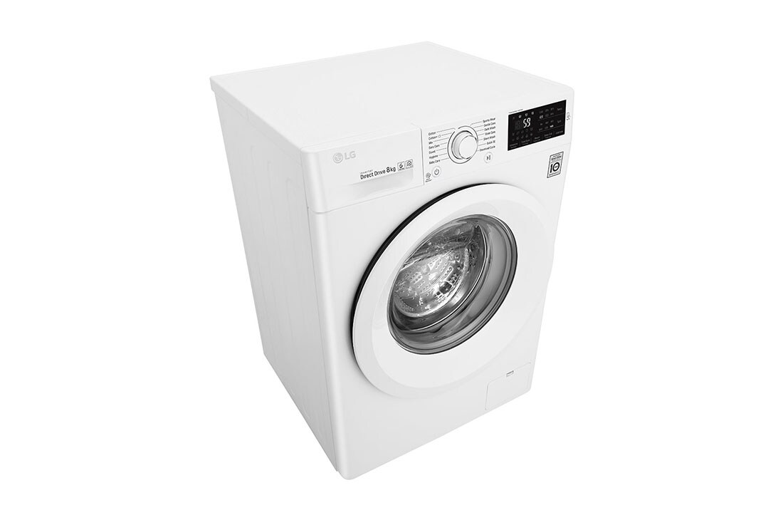 LG 8 kg práčka, 1400 ot./min, A+++ (v rozsahu A+++ až D), 6 Motion DD, Direct Drive™, ThinQ™, Pridať bielizeň, 14 programov, F84J5TN3W, thumbnail 8