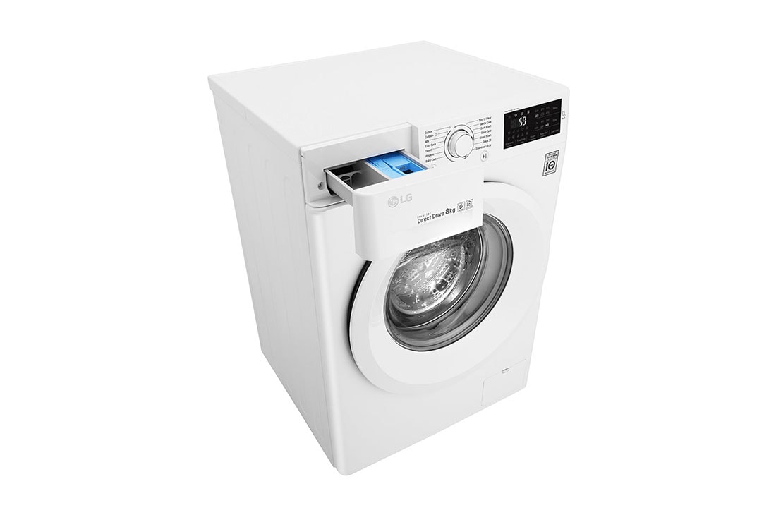 LG 8 kg práčka, 1400 ot./min, A+++ (v rozsahu A+++ až D), 6 Motion DD, Direct Drive™, ThinQ™, Pridať bielizeň, 14 programov, F84J5TN3W, thumbnail 9