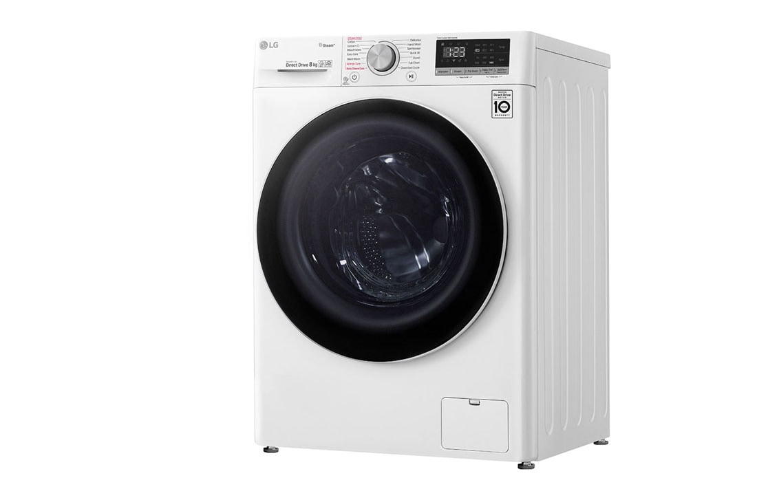LG 8 kg parná práčka, D, Direct Drive™ motor, AI DD™ - optimálna voľba pracích pohybov, Steam™ - parné pranie, ThinQ™ + WiFi, F4WN508S0, thumbnail 12
