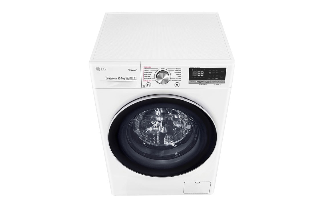 LG 10,5 kg parná práčka, A+++ (v rozsahu A+++ až D), Direct Drive™ motor, AI DD™, TurboWash™- pranie za 59 minút, Steam+™ - parné pranie,  AI DD™ - optimálna voľba pracích pohybov, ThinQ™ + WiFi, F4WV710P1, thumbnail 10