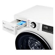 LG 8,5 kg parná práčka, A+++ (v rozsahu A+++ až D), Direct Drive™ motor, TurboWash™ 360° - pranie za 39 minút,  AI DD™ - optimálna voľba pracích pohybov, parná starostlivosť Steam +™, ThinQ™ + WiFi, F2WV9S8P2, thumbnail 5