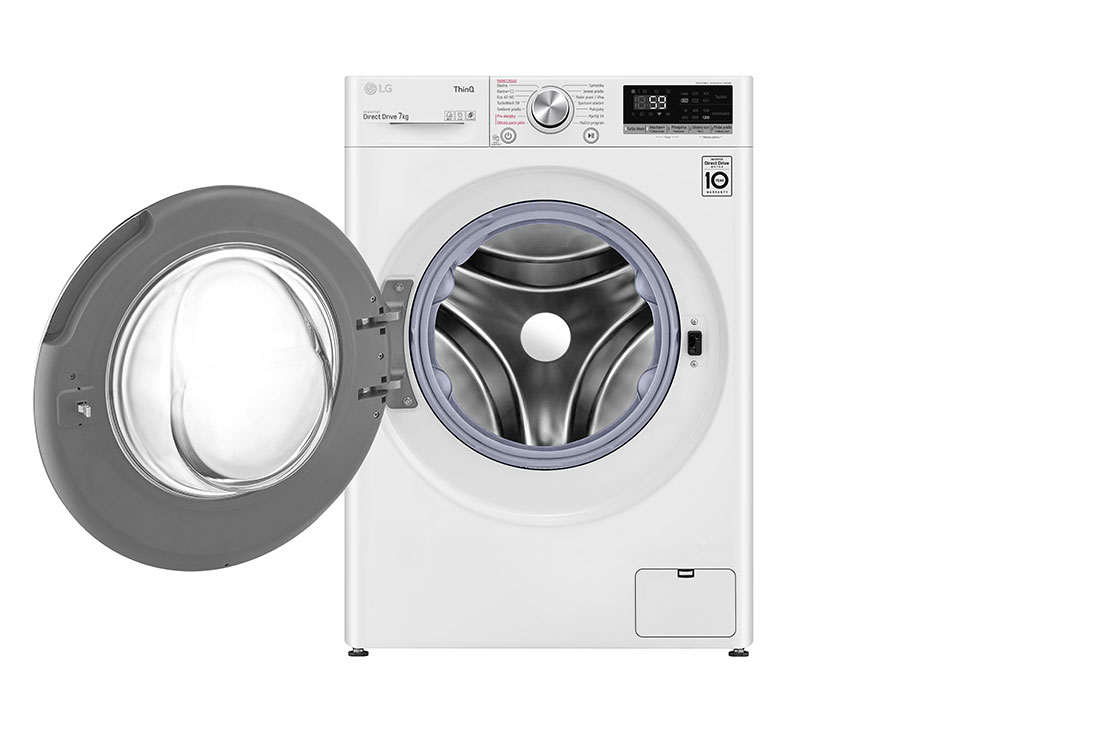 LG 7 kg parná práčka, A+++, Direct Drive™ motor, TurboWash - pranie za 59 minút,  AI DD™ - optimálna voľba pracích pohybov, Steam™ - parné pranie, ThinQ™ + WiFi, F2WN7S7S0, thumbnail 2