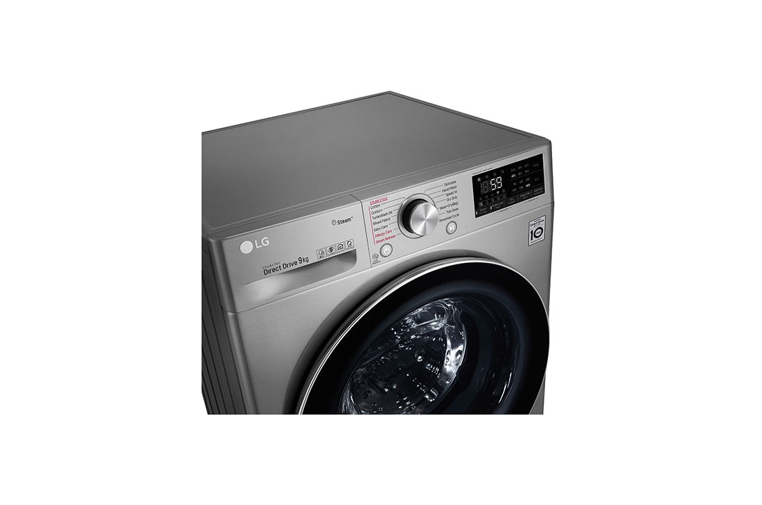 LG 9 kg parná práčka / 6 kg sušička, A (v rozsahu A až G), Direct Drive™ motor, AI DD™ - optimálna voľba pracích pohybov, TurboWash™, parná starostlivosť Steam +™, ThinQ™ + WiFi, F4DV709H2T, thumbnail 3