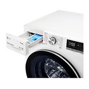 LG 8 kg parná práčka, D (v rozsahu A až G), Direct Drive™ motor, AI DD™ - optimálna voľba pracích pohybov, TurboWash™, Steam™ - parné pranie, ThinQ™ + WiFi, F4WN708S1, thumbnail 5