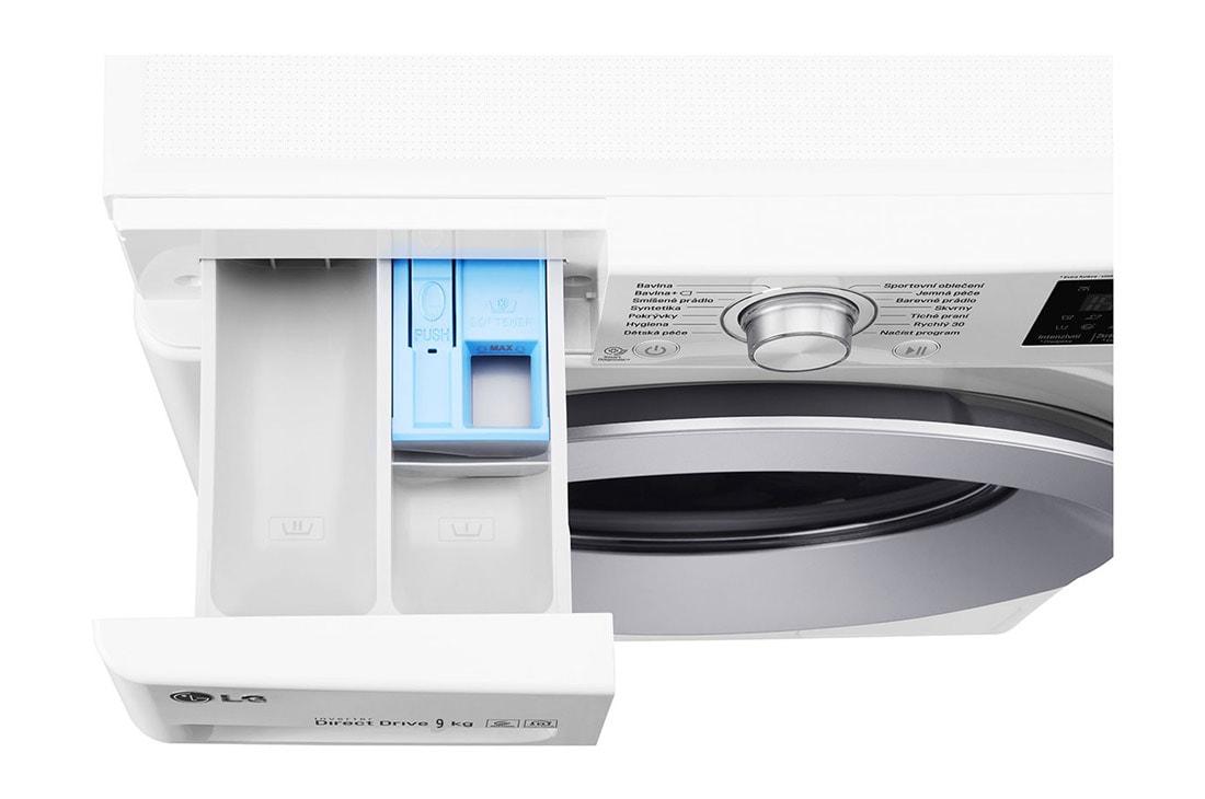LG 9 kg parná práčka, 1400 ot./min, A+++ (v rozsahu A+++ až D), 6 Motion DD, Direct Drive™ , Steam™ - parné pranie, ThinQ™ cez NFC, F4TURBO9, thumbnail 4