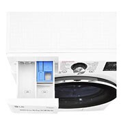 LG 10,5 kg parná práčka, A+++ (v rozsahu A+++ až D), Direct Drive™ motor, AI DD™ - optimálna voľba pracích pohybov, Steam+™ - parné pranie, ThinQ™ + WiFi, F4WV510S0, thumbnail 6