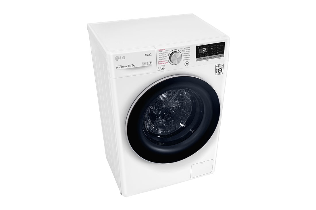 LG 8,5 kg slim parná práčka / 5 kg sušička LG | 1200 ot./min | Direct Drive™ | AI DD™ | TurboWash™, F2DV5S8S1, F2DV5S8S1, thumbnail 8