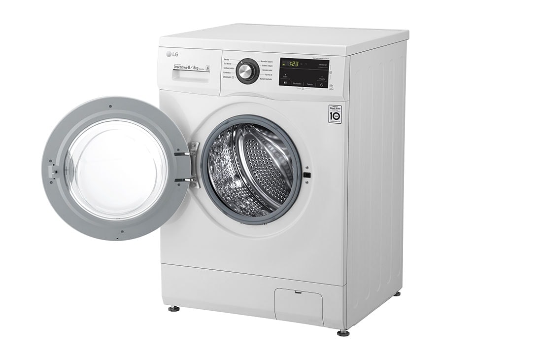 LG 8 kg práčka / 5 kg sušička, E (v rozsahu A až G), Direct Drive™ motor, 6 motion DD, Fuzzy logic, Smart Diagnosis™, F48J3TM5W, F48J3TM5W, thumbnail 11