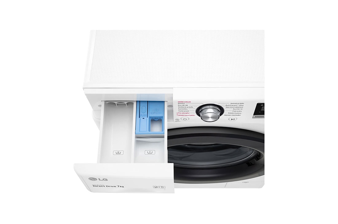 LG 7 kg kg slim parná práčka | 1200 ot./min | Direct Drive™ |  AI DD, F27V3HY6W, F27V3HY6W, thumbnail 7