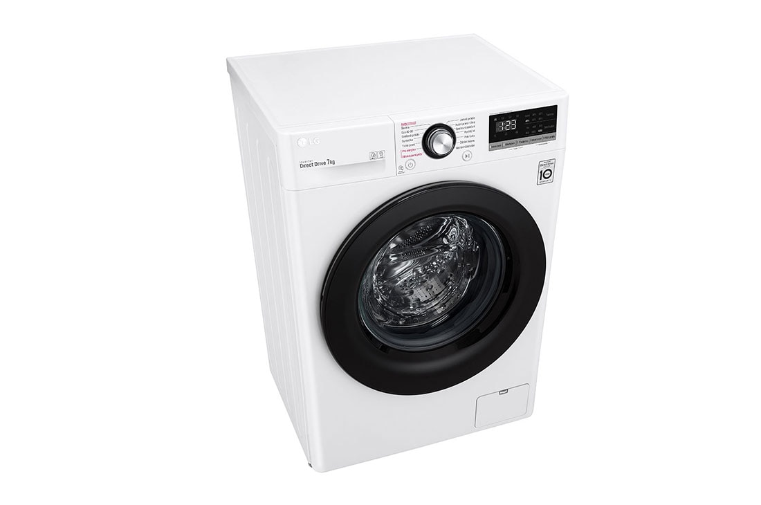 LG 7 kg kg slim parná práčka | 1200 ot./min | Direct Drive™ |  AI DD, F27V3HY6W, F27V3HY6W, thumbnail 8