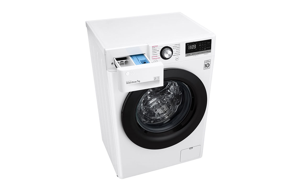 LG 7 kg kg slim parná práčka | 1200 ot./min | Direct Drive™ |  AI DD, F27V3HY6W, F27V3HY6W, thumbnail 9