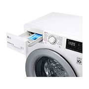 LG 7 kg slim parná pračka, 1200 ot./min, D (v rozsahu A až G), AI DD, Steam™, 14 programov, WD72V3HY4W, WD72V3HY4W, thumbnail 5