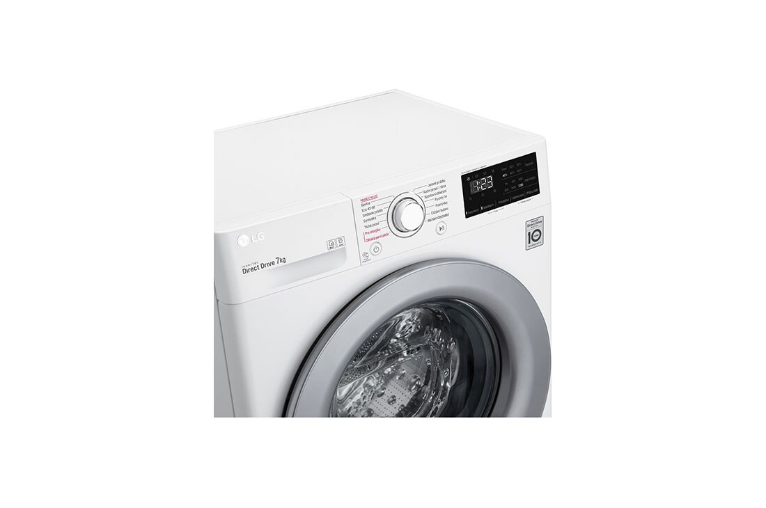 LG 7 kg slim parná pračka, 1200 ot./min, D (v rozsahu A až G), AI DD, Steam™, 14 programov, WD72V3HY4W, WD72V3HY4W, thumbnail 7