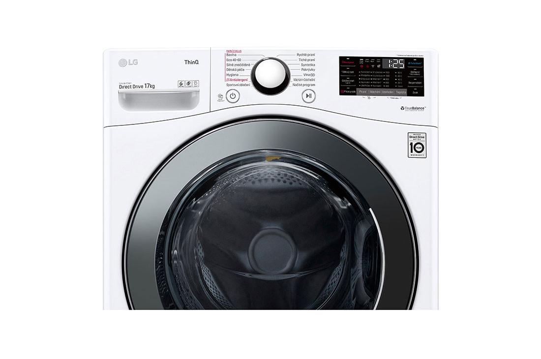 LG 17 kg parná práčka LG | 1100 ot./min | AI DD™ | Direct Drive™| TurboWash™, F171P1CY2W, F171P1CY2W, thumbnail 3
