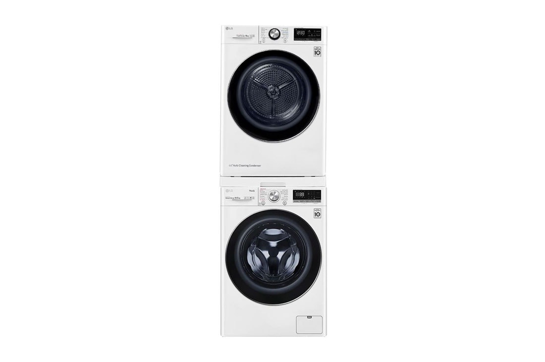 LG BALÍČEK PRANIE | Práčka F4WV910P2E + Sušička RC81V9AV2W + Výsuvný medzikus, LAUNDW5