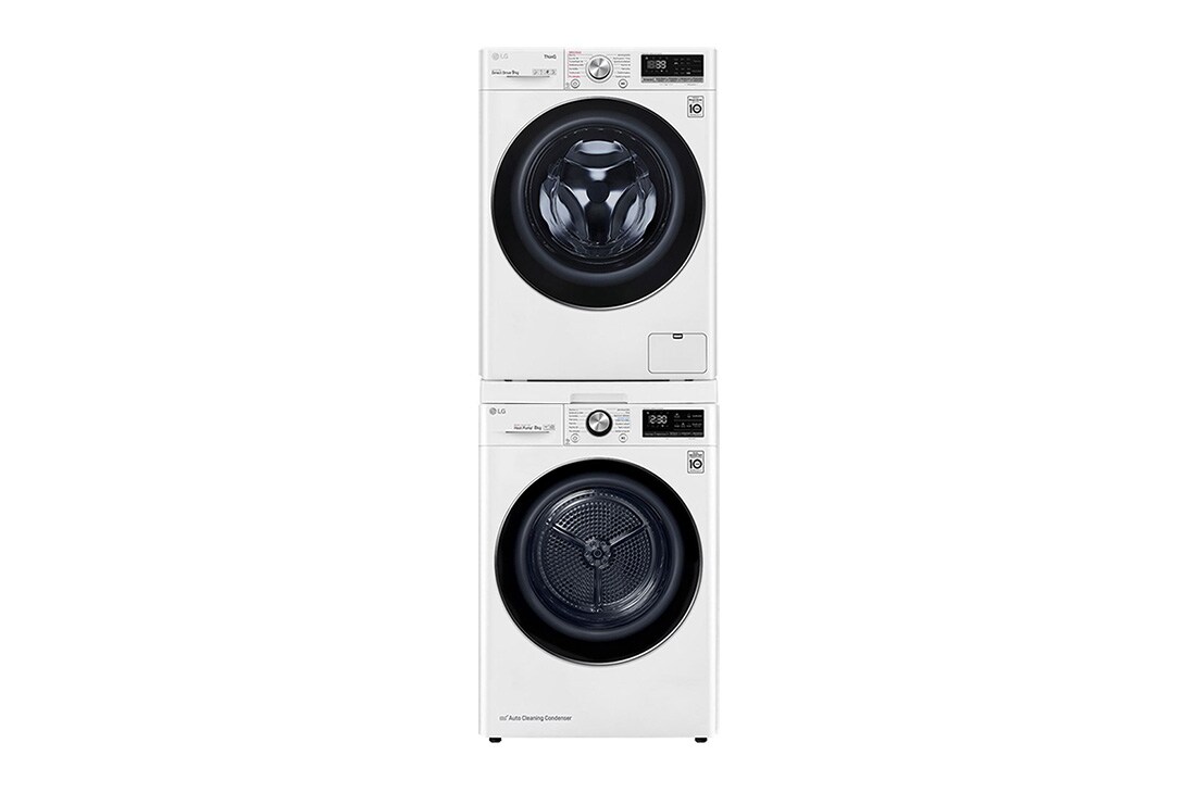 LG BALÍČEK PRANIE | Práčka F4WV909P2E + Sušička RC81V9AV2W + Výsuvný medzikus, LAUNDW6, LAUNDW6