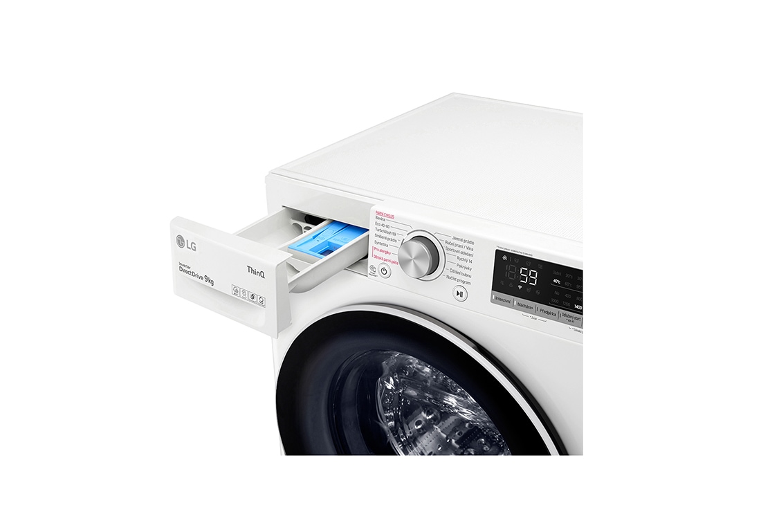 LG 9 kg parná práčka LG | 1400 ot./min | Direct Drive™ | AI DD™ | TurboWash™, FA94V5UVW0, FA94V5UVW0, thumbnail 5