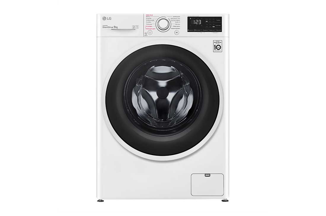 LG 9 kg parná práčka, B  (v rozsahu A až G), Direct Drive™ motor, AI DD™ - optimálna voľba pracích pohybov, Steam™ - parné pranie, Smart Diagnosis™, FTBU4AIDDUW, FTBU4AIDDUW