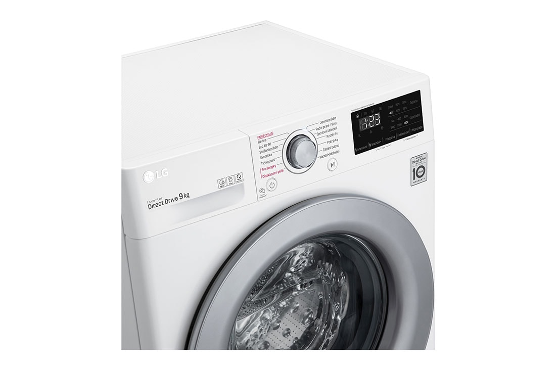 LG 9 kg parná práčka LG | 1400 ot./min | Direct Drive™ | AI DD™, FA4TURBO9E, FA4TURBO9E, thumbnail 3