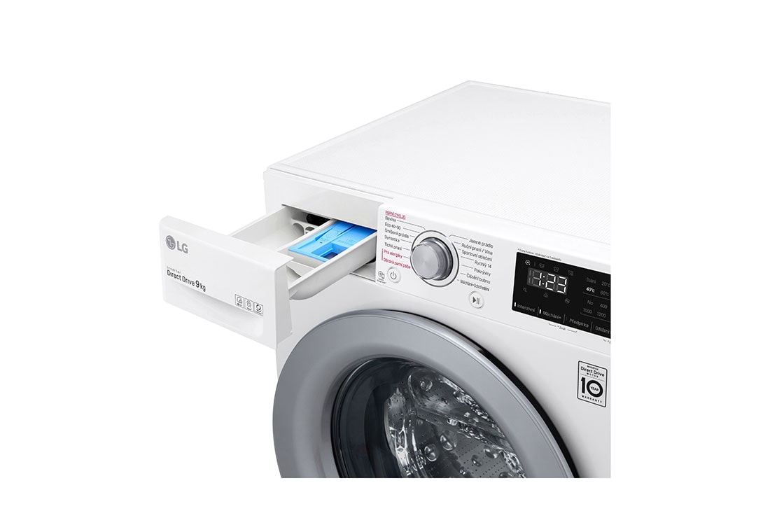LG 9 kg parná práčka LG | 1400 ot./min | Direct Drive™ | AI DD™, FA4TURBO9E, FA4TURBO9E, thumbnail 5