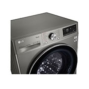 LG 10 kg parná práčka LG | 1400 ot./min | Direct Drive™ | AI DD™ | TurboWash™360°, FA104V7R2TE, FSR7A04PG, thumbnail 3