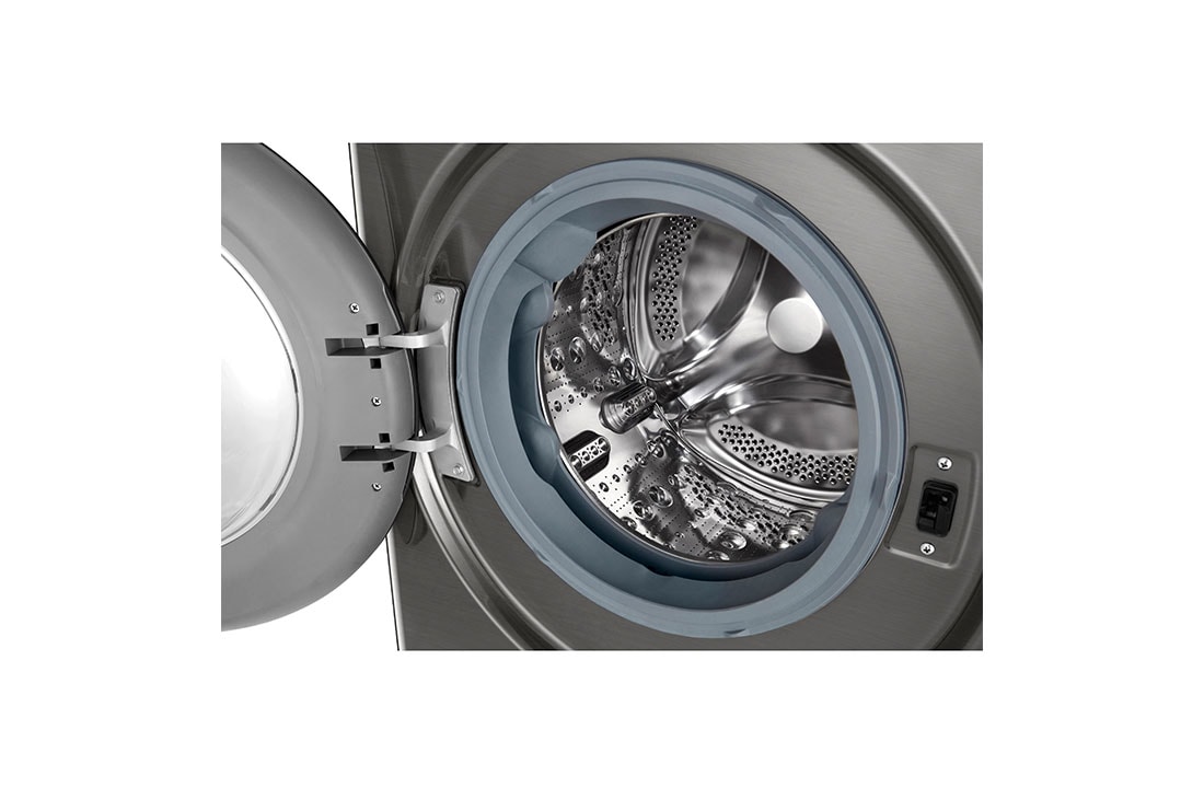 LG 10 kg parná práčka LG | 1400 ot./min | Direct Drive™ | AI DD™ | TurboWash™360°, FA104V7R2TE, FSR7A04PG, thumbnail 4