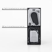 LG 12/10 kg LG WashTower |1400 ot./min | Direct Drive  | AI DD | TurboWash360°, BACK VIEW, WT1210BBF, thumbnail 9