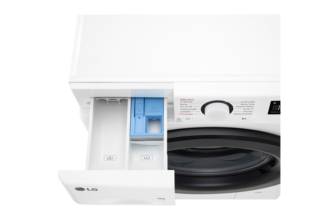 LG 10 kg parná práčka LG | 1400 ot./min | Direct Drive™ | AI DD™, FSR5A04WL, thumbnail 7