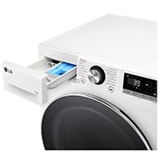 LG 11 kg parná práčka LG | 1400 ot./min | Direct Drive™ | AI DD™ | TurboWash™360°, Detergent port top view, FSR7A14WC, thumbnail 5