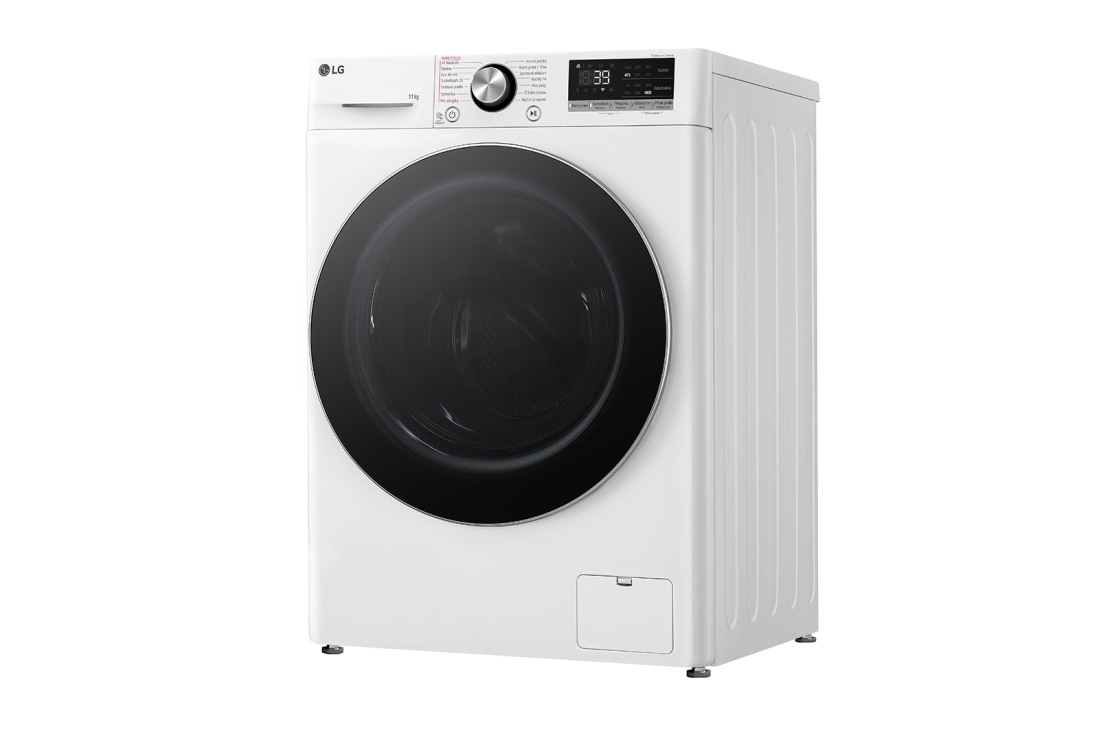 LG 10 kg parná práčka LG | 1400 ot./min | Direct Drive™ | AI DD™ | TurboWash™360°, left side view, FSR7A04WC, thumbnail 12