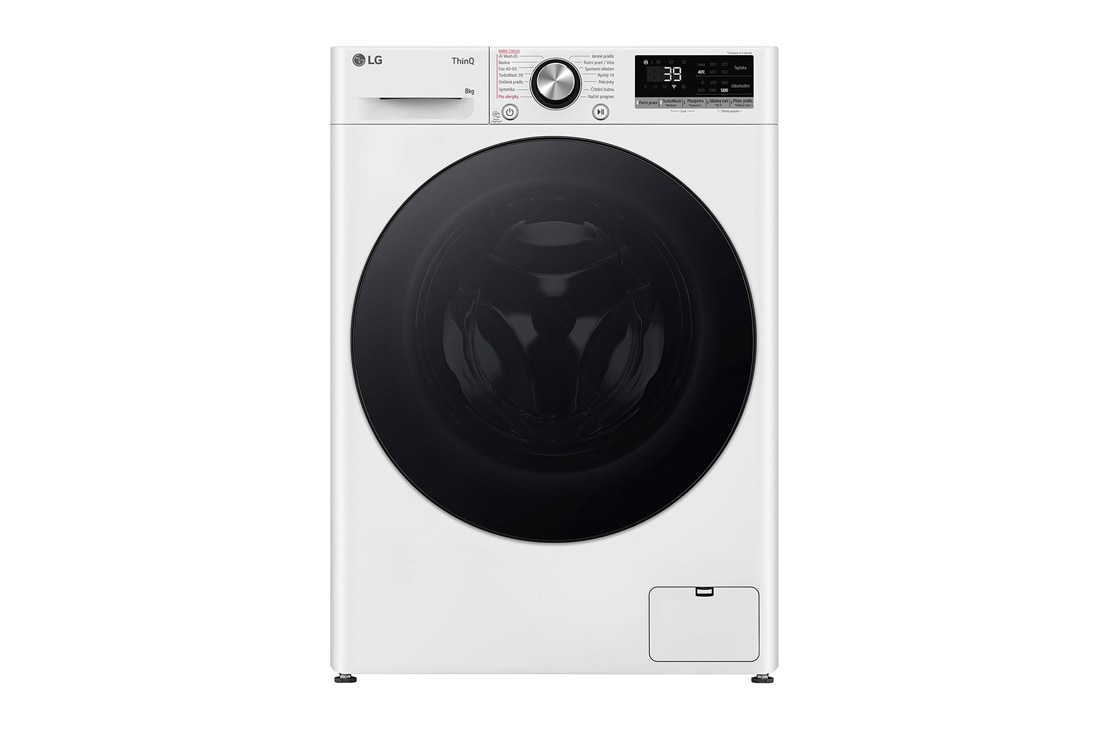 LG 8 kg slim parná práčka LG | 1200 ot./min | Direct Drive™ | AI DD™ | TurboWash™360°, FA104V7R2TE, FLR7A82WG