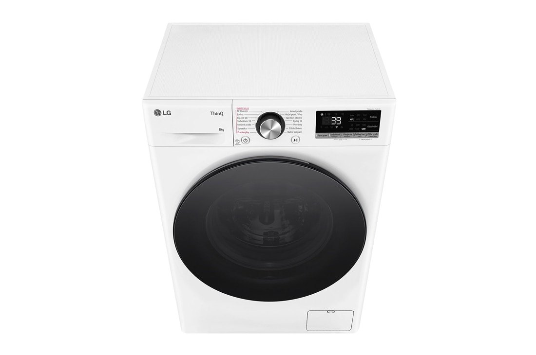 LG 8 kg slim parná práčka LG | 1200 ot./min | Direct Drive™ | AI DD™ | TurboWash™360°, FA104V7R2TE, FLR7A82WG, thumbnail 9