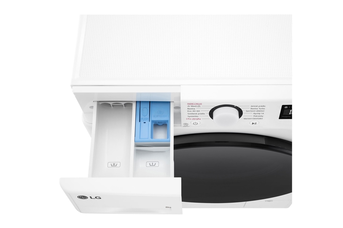 LG 8 kg parná práčka LG | 1200 ot./min | Direct Drive™ | AI DD™, FLR5A82WG, thumbnail 7