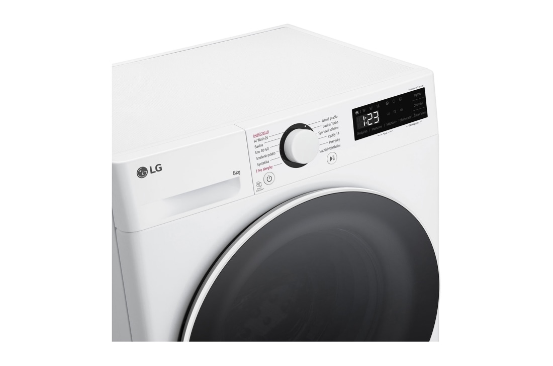LG 8 kg parná práčka LG | 1200 ot./min | Direct Drive™ | AI DD™, FLR5A82WW, thumbnail 3