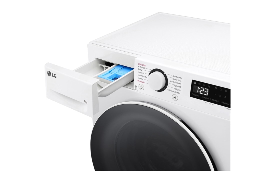 LG 8 kg parná práčka LG | 1200 ot./min | Direct Drive™ | AI DD™, FLR5A82WW, thumbnail 5