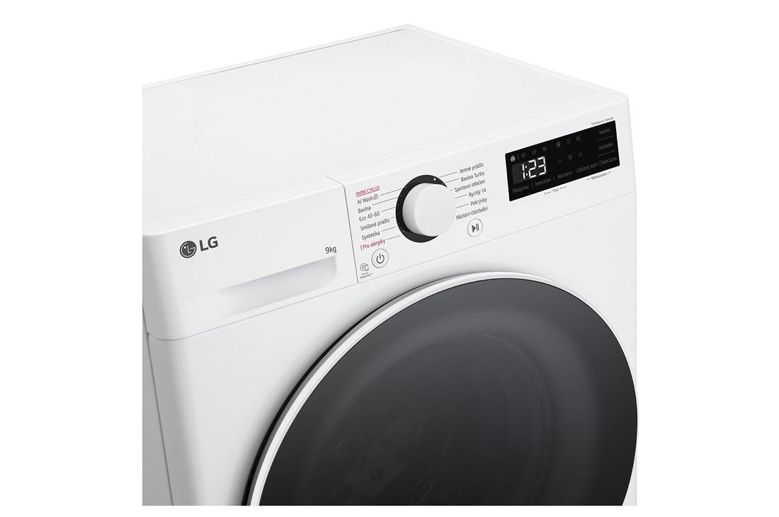 LG 9 kg parná práčka LG | 1200 ot./min | Direct Drive™ | AI DD, FLR5A92WW, thumbnail 3