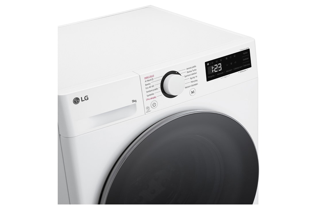 LG 9 kg parná práčka LG | 1200 ot./min | Direct Drive™ | AI DD™, FLR5A92WS, thumbnail 3
